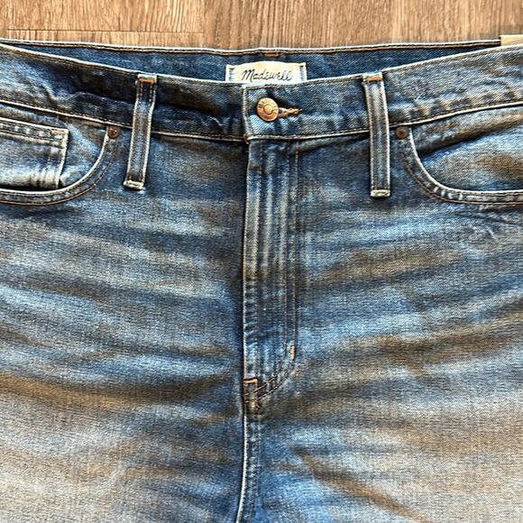 NWT Madewell The Perfect Jean Shorts Medium Wash Size 31 - Picture 2 of 6